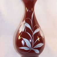 Spechtsbrunn Porzellan Vase mit handbemaltem Blumendekor - 60er Jahre