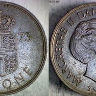 Dänemark 1 Krone 1973 (M03))