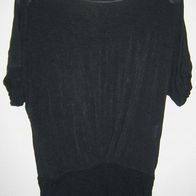 Schönes Madonna Large Shirt, kurzarm, Rund-Ausschnitt, schwarz, Gr. 40/42.