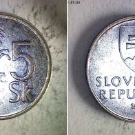 Slowakei 5 Korun 1993 (0200)