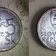 Slowakei 5 Korun 1993 (0201)