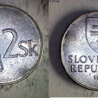 Slowakei 2 Korun 1993 (0202)