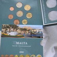 Euro KMS Mursmünzensatz Malta 2008