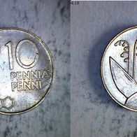 Finnland 10 Penniä 1990 (0299)