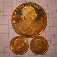 Österreich 6 Dukaten Gold 21 g 986 Gold.