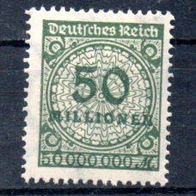 Dt. Reich Nr. 321 P postfrisch (969)