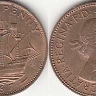 Großbritannien Half Penny 1967 (m386)