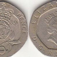 Großbritannien 20 Pence 1989 (m405)