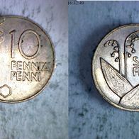 Finnland 10 Penniä 1990 (0300)