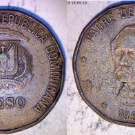 Dominikanische Republik 1 Peso 1991 (0393)