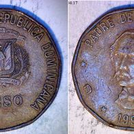 Dominikanische Republik 1 Peso 1992 (0389)