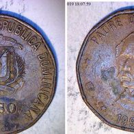 Dominikanische Republik 1 Peso 1991 (0391)