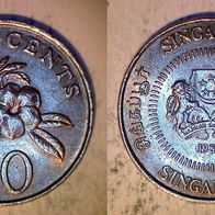 Singapur 50 Cents 1988 (0461)