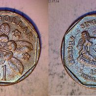Singapur 1 Dollar 1995 (0463)