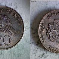 Singapur 20 Cent 1990 (0471)