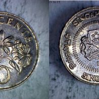 Singapur 10 Cent 1991 (0474)