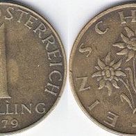 Österreich 1 Schilling 1979 (m428)