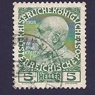 Österreich 1908, Mi.-Nr. 142, gestempelt