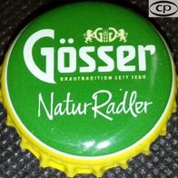 Gösser Natur Radler gelber Rand Bier-mix Brauerei Kronkorken Österreich Kronenkorken