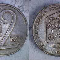 Tschechoslowakei 2 Koruny 1980 (1471)