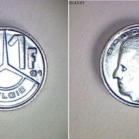 Belgien nl. 1 Franc 1991 (1591)