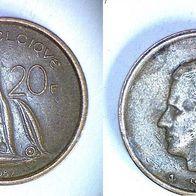 Belgien fr. 20 Francs 1982 (1599)