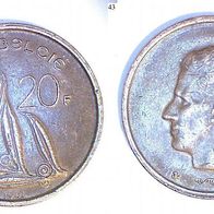 Belgien nl. 20 Francs 1981 (1600)