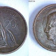 Belgien nl. 20 Francs 1980 (1612)