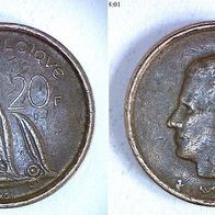 Belgien fr. 20 Francs 1981 (1613)
