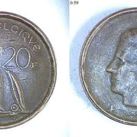 Belgien fr. 20 Francs 1981 (1619)