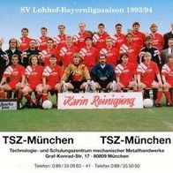 Mannschaft Team SV Lohhof Unterschleißheim 93-94 Deutschland Fußball Bayern Bild