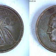 Belgien fr. 20 Francs 1981 (1621)