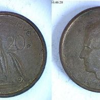 Belgien fr. 20 Francs 1981 (1623)