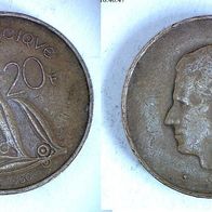 Belgien fr. 20 Francs 1980 (1624)