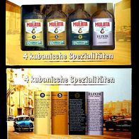 Ron Rum Mulata Geschenkset mit 4 Flaschen, Kuba, Cuba Libre, Mojito, neu + ovp
