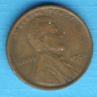 USA 1 Cent 1920 Lincoln Wheat