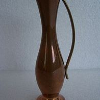 Kleine Messing-Henkel-Vase, 60ger Jahre Design