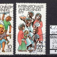 DDR 1979 Internationales Jahr des Kindes MiNr. 2422 - 2423 gestempelt