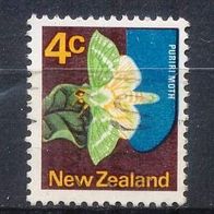 Neuseeland Mi. Nr. 522 X Punti-Nachtfalter o <