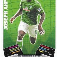 Match Attax Extra 12/13 - Joseph Akpala - Werder Bremen