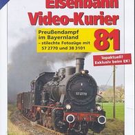 Eisenbahn Video Kurier 81 * * vergriffen - keine Neu-Auflage ! * * DVD