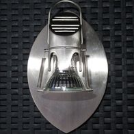 NEU: Wand Spot "EOS" Decken 50 W Halogen Strahler Edelstahl Chrom Leuchte Lampe