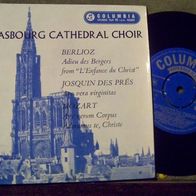 Strasbourg Cathedral Choir - 7" EP UK Berlioz/ J. des Prés/ W.A. Mozart
