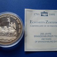 Medaille "200 Jahre Brandenburger Tor"