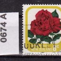Neuseeland Mi. Nr. 673 C + 674 A + 674 C Rosen o <