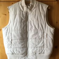 weiß-wattierte Weste Gr. 152 (L) - (0595)