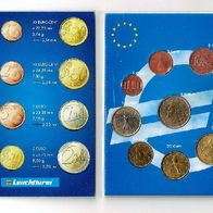 1 Cent - 2 Euro Kursmünzensatz Griechenland 2002
