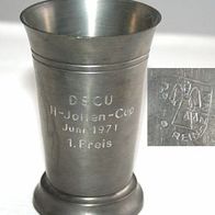 Engel Zinn Becher - DSCU H - Jollen - Cup 1971 - 1. Preis