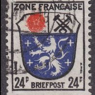 Alliierte Besetzung Französische Zone Allgemeine Ausgabe 9 O #018080