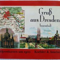 Gruß aus Dresden, Bildpostkarten um 1900 (gebunden)